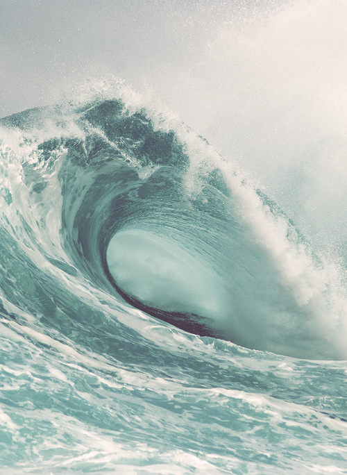 Emerald Wave Surfing Landscape Photography