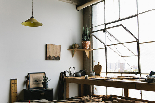 Industrial Art Studio Interior Photography