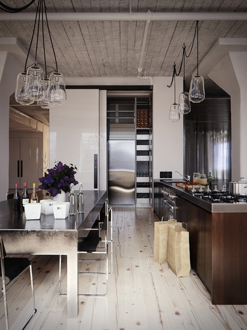 Industrial-chic Kitchen Interior Photography