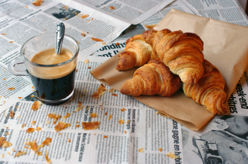 Croissants And Coffee Still Life