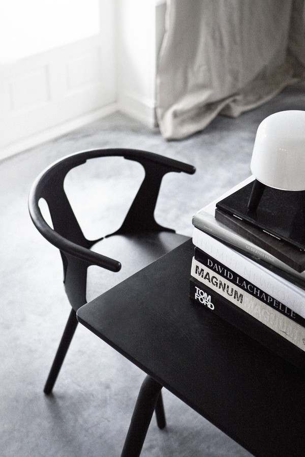 Minimalist Reading Nook Interior Photography