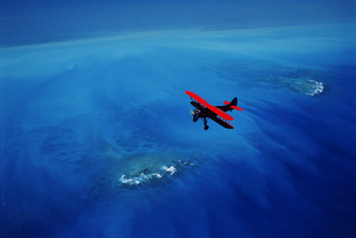 Aerial View Of Vast Blue Ocean