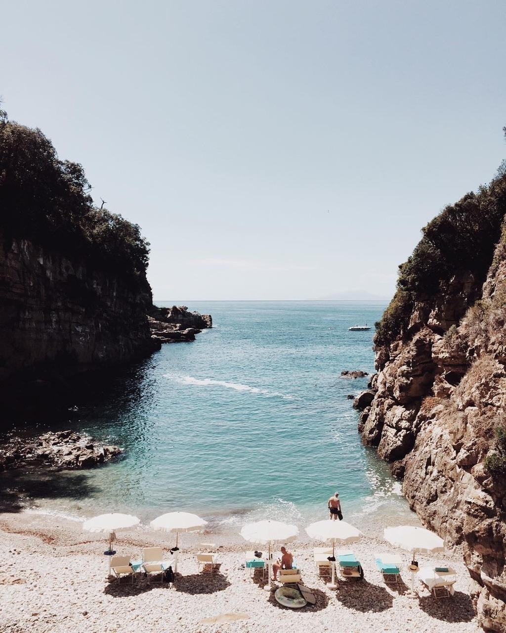Mediterranean Cove Beach Landscape