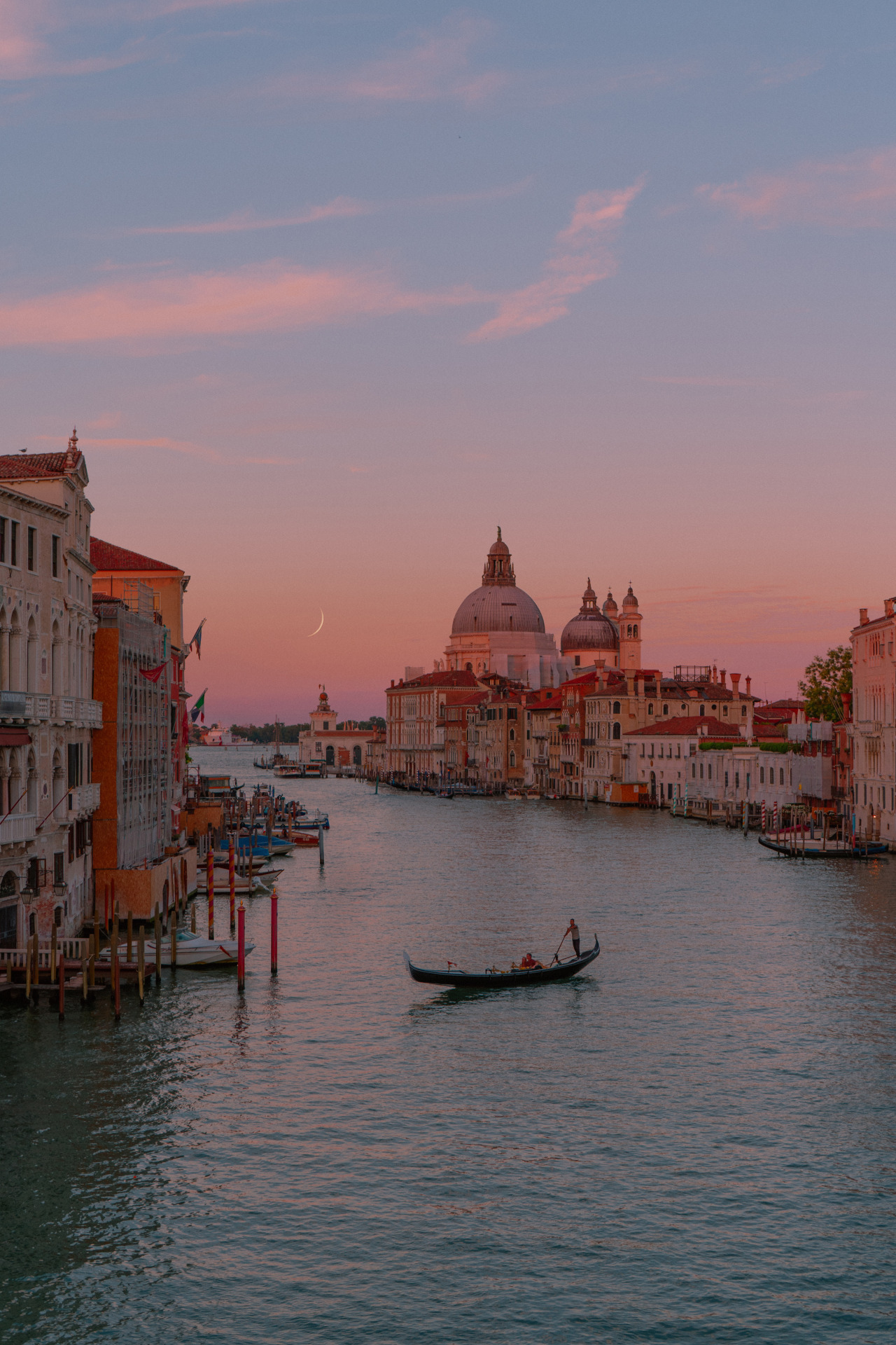 Venetian Canal Sunset Landscape Photography