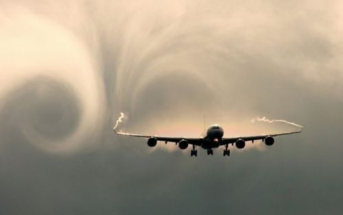 Turbulent Airplane Aerial View Storm Clouds