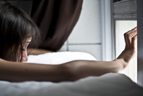 Melancholy Window Bedroom Interior