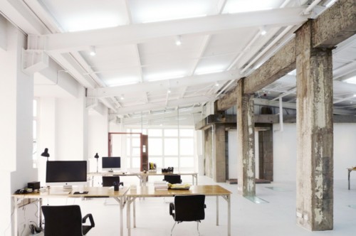 Industrial Loft Office Interior Photography