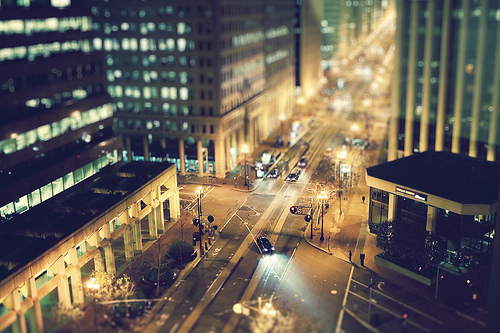 City Skyline At Night Cityscape Photography