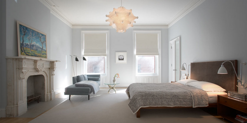 Historic Townhouse Bedroom Interior Photography