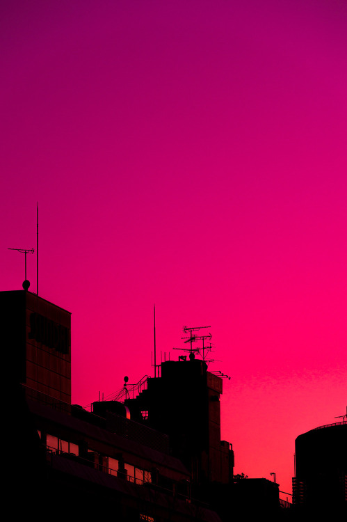 Urban Sunset Cityscape Landscape Photography