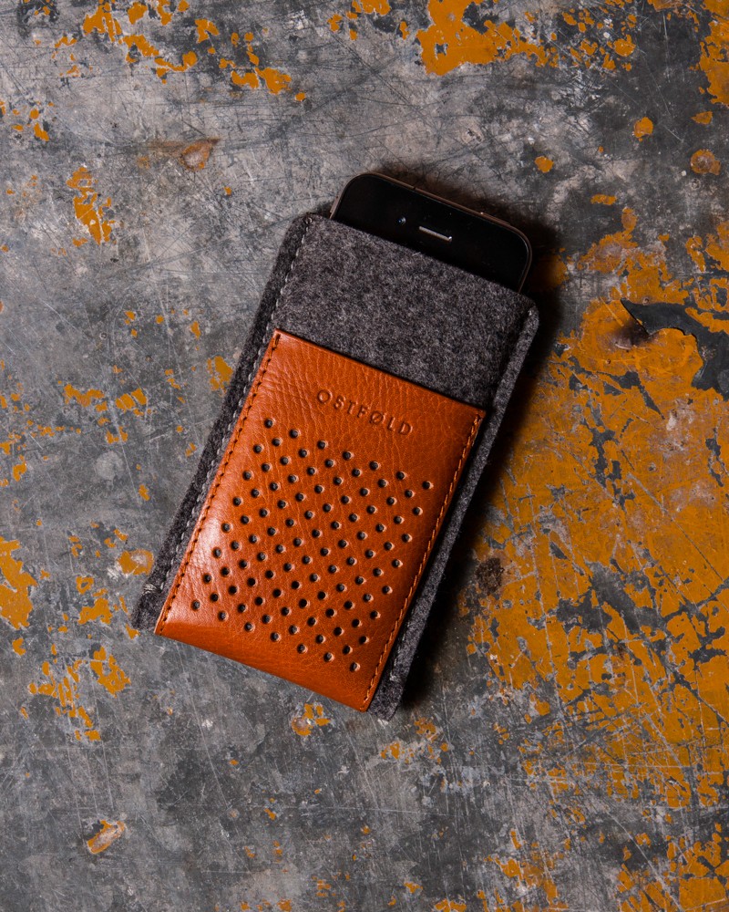 Wool Phone Sleeve Autumn Landscape