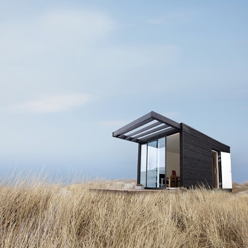 Modern Cabin Countryside Landscape Photography