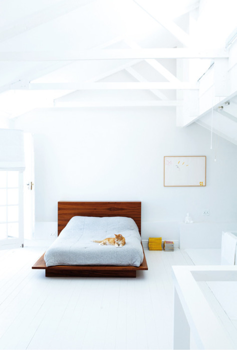 Minimalist Attic Bedroom Decor Landscape