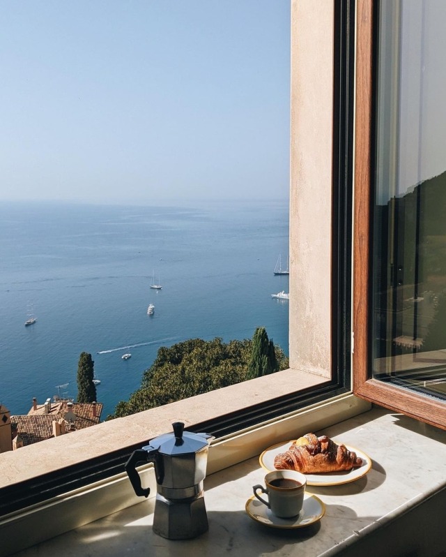 Amalfi Coast Seascape Coffee Photography