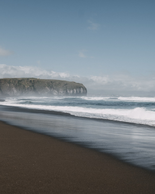 Black Sand Beach Landscape Photography Iceland