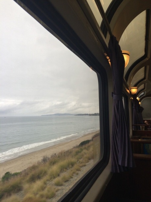 Coastal Train Journey Landscape Photography