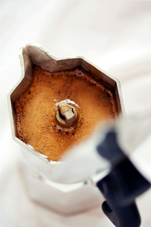 Stovetop Espresso Maker Kitchen Still Life