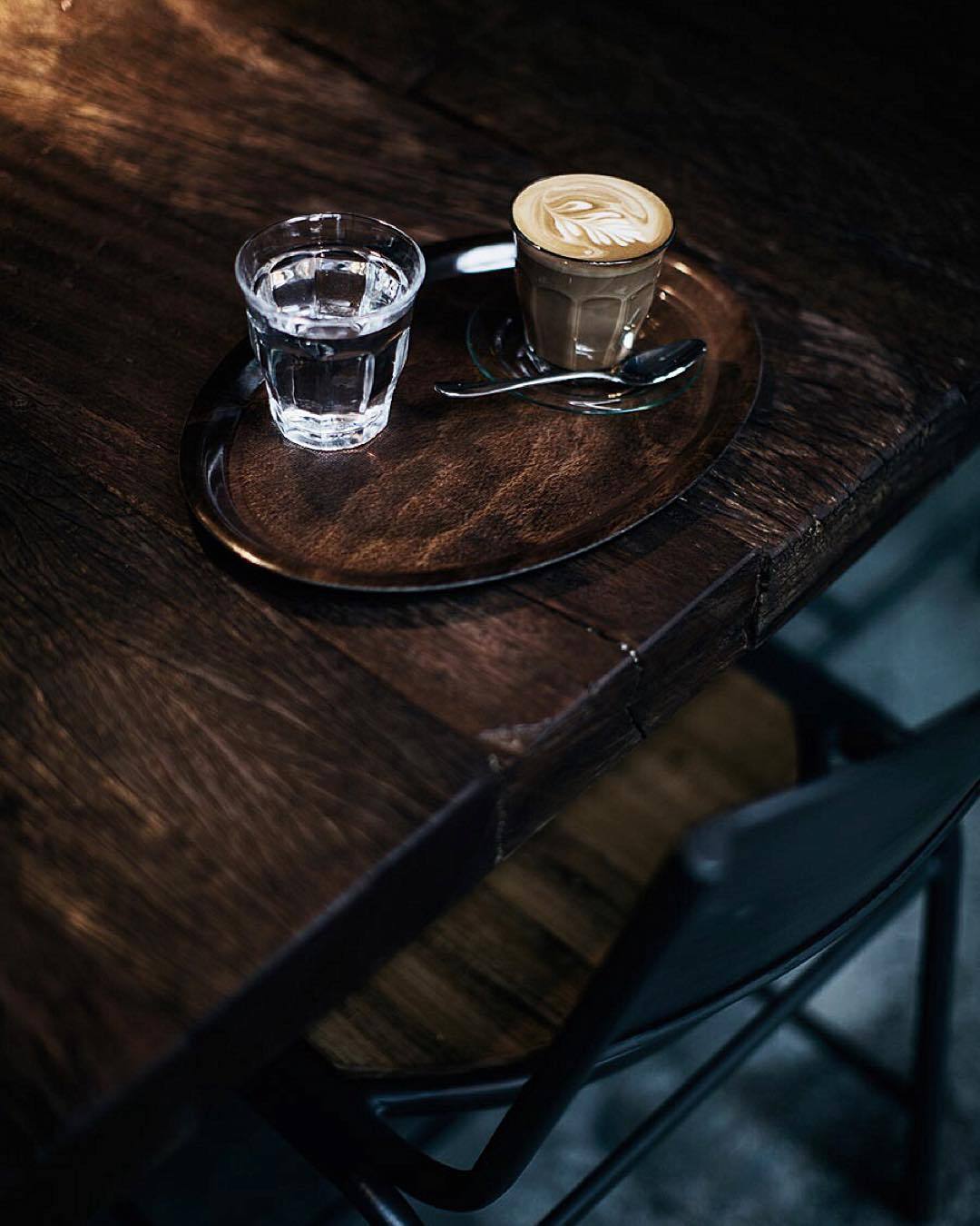 Cozy Caf Interior Portrait Photography