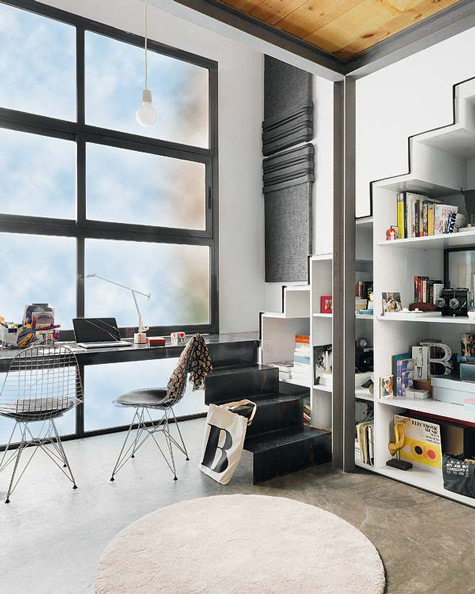 Modern Industrial Loft Workspace Interior