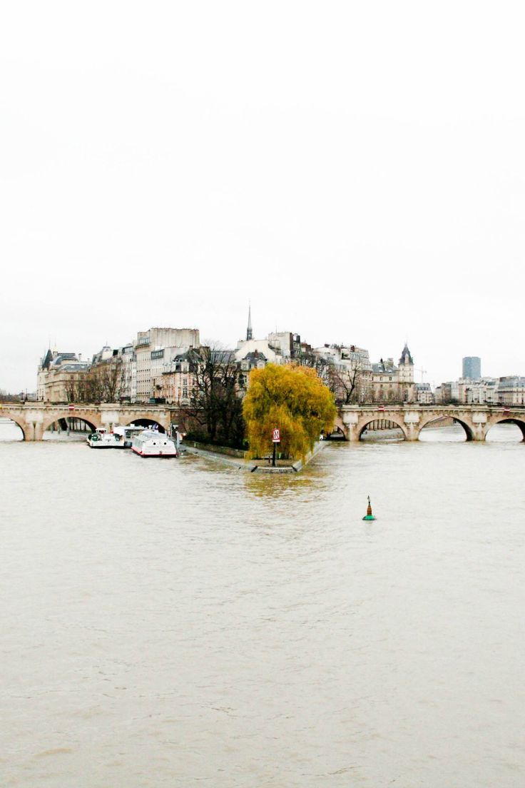 Scenic River Seine Cityscape Photography