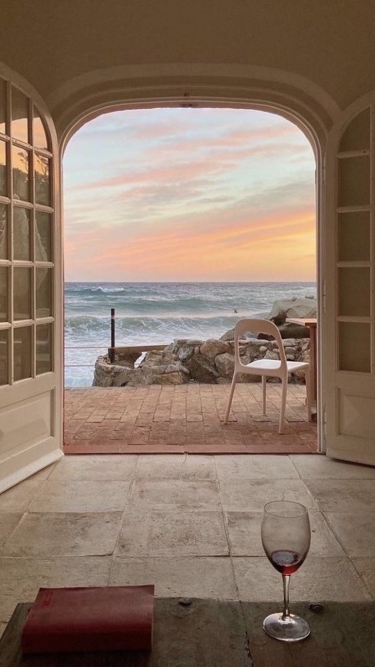 Pacific Ocean Coastline Sunset Landscape