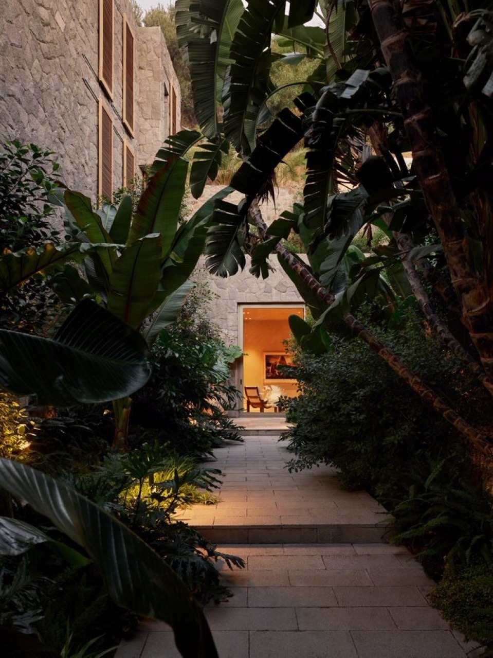 Lush Courtyard Garden Marrakech Landscape