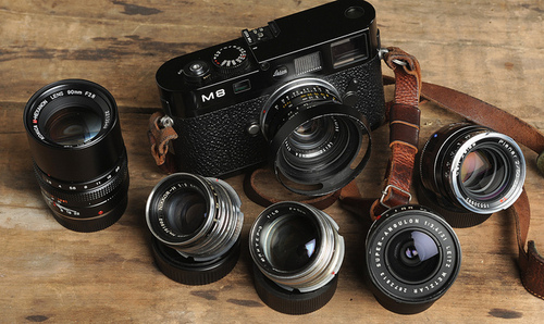 Vintage Camera And Lenses Photography