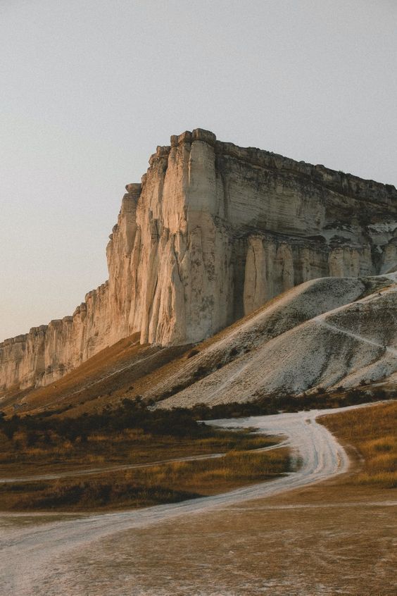 Aerial Landscape Of Desert Red Rock Cliffs
