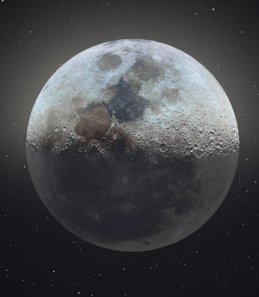 Lunar Landscape Crater Photography