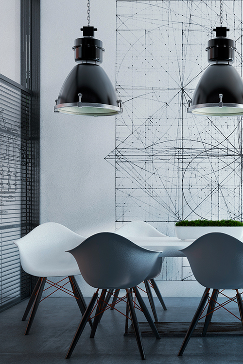 Industrial Chic Office Interior Design