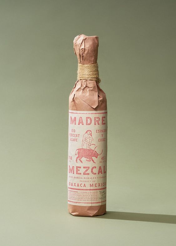 Rustic Madre Mezcal Bottle Still Life