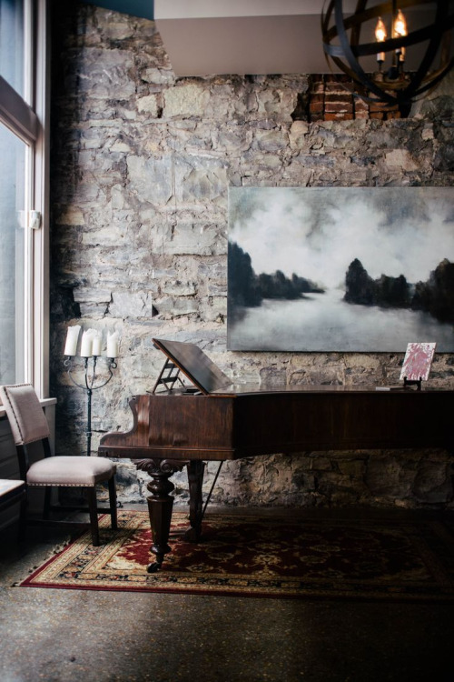 Antique Piano In Loft Photography
