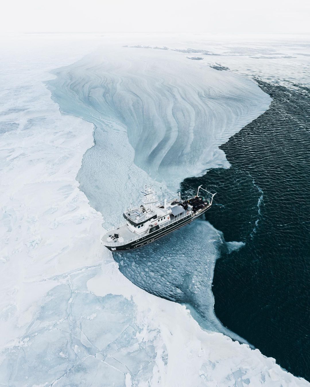 Majestic Glaciers And Icy Waterways Arctic Landscape Photography