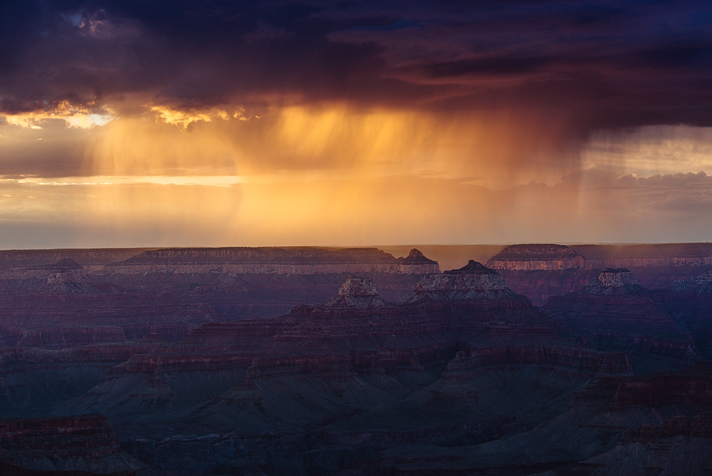 Dramatic Grand Canyon Sunset Landscape