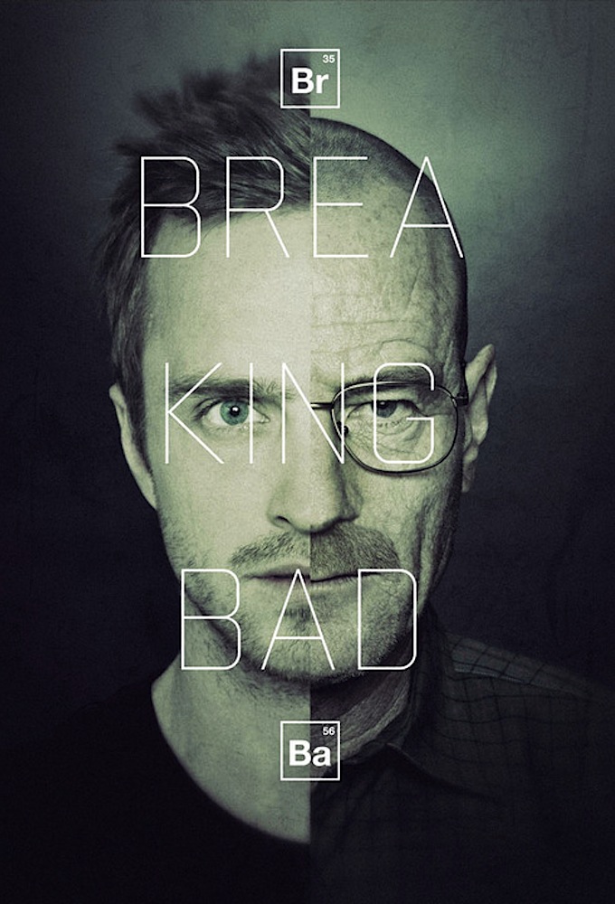 Breaking Bad Character Portrait With Chemical Elements