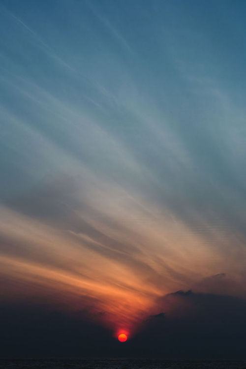 Vibrant Sunset Mountain Landscape