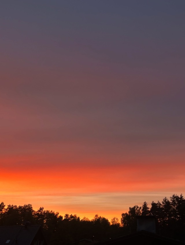 Suburban Sunset Landscape Photography