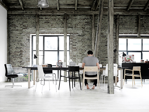 Industrial-chic Loft Coworking Space