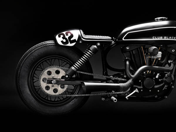 Customized Harley-davidson Bobber Motorcycle