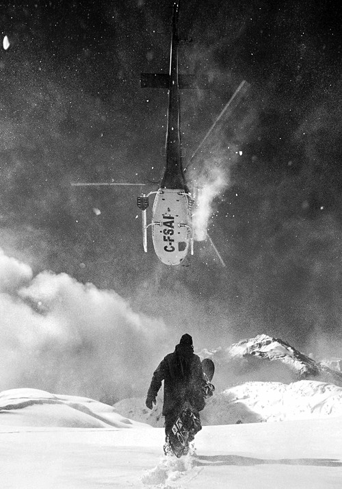 Aerial Rescue In Snowy Mountain Wilderness