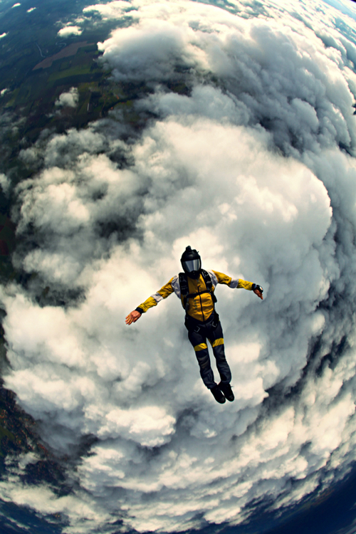 Aerial Cloudscape Skydive Photography