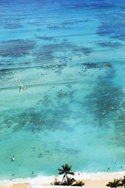 Aerial Maldives Beach And Ocean Landscape