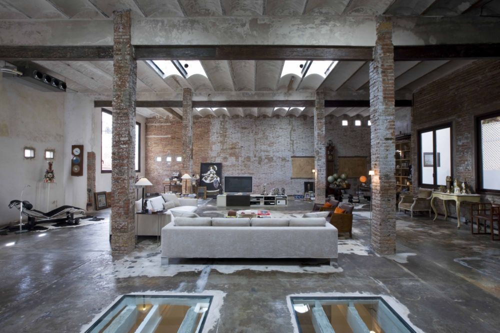 Industrial Rustic Loft Interior Photography