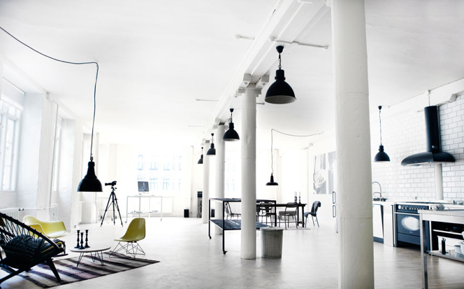 Minimalist Urban Loft Interior Photography