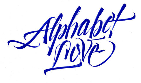 Calligraphic Artwork Ink And Pen Studio