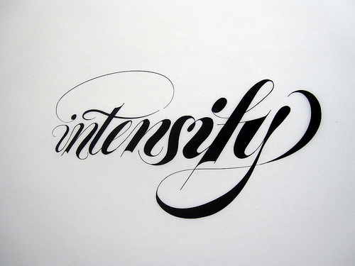 Calligraphic Handwritten Text On Paper