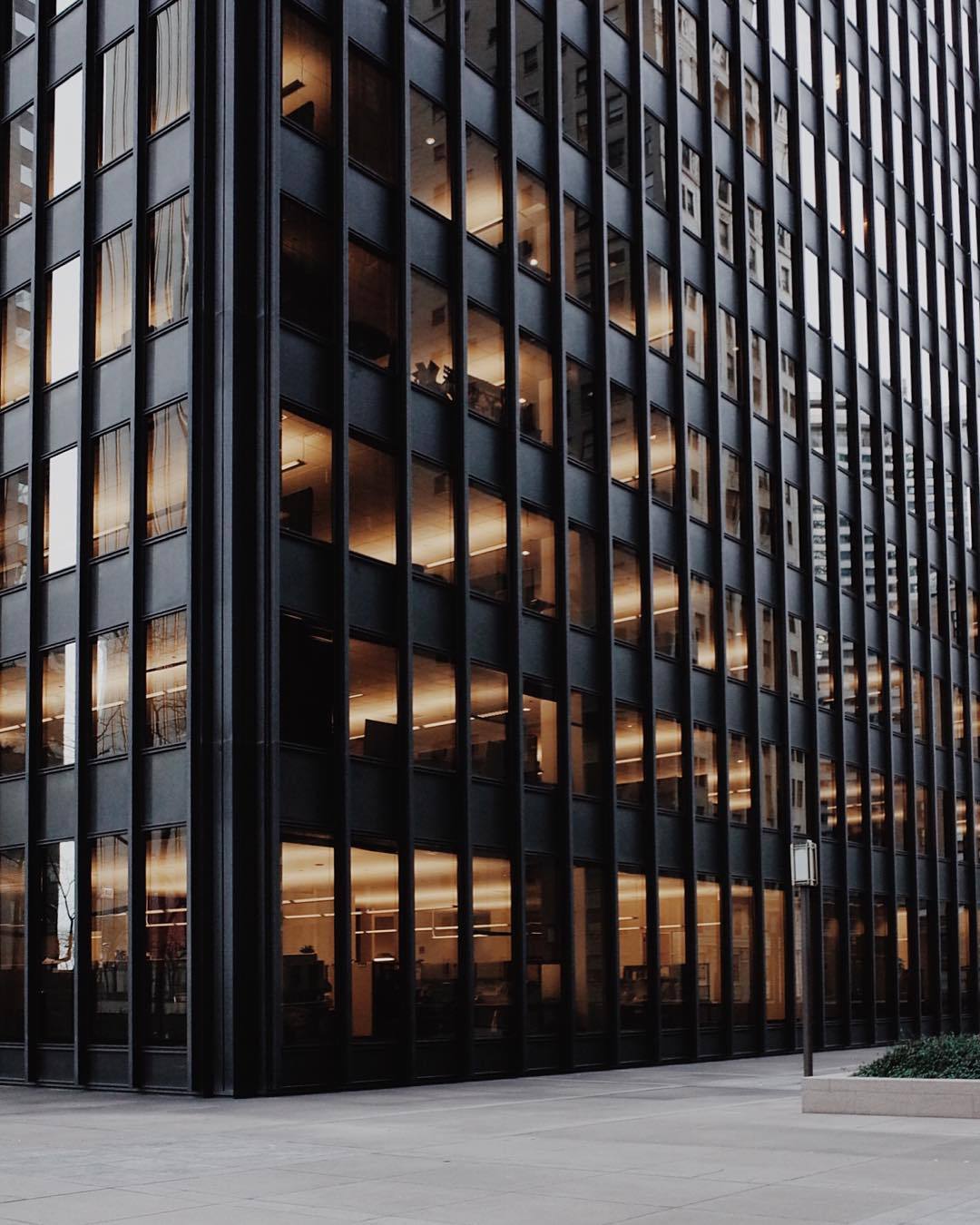 Cityscape Photo Of Manhattan Skyscraper Exterior
