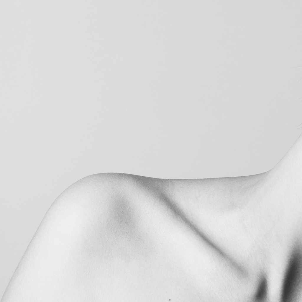 Monochrome Feminine Form Study Photography