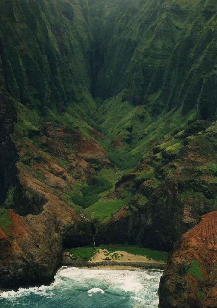 Waipio Valley Lush Landscape Aerial Photography