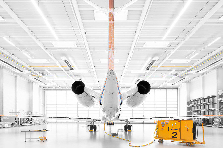 Massive Aircraft Hangar Interior Engineering Marvels